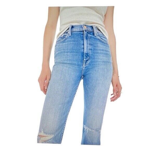 New Mother Denim High Waisted Rider Skimp In Tripping Twice Size 24 Womens Jeans - Picture 2 of 7